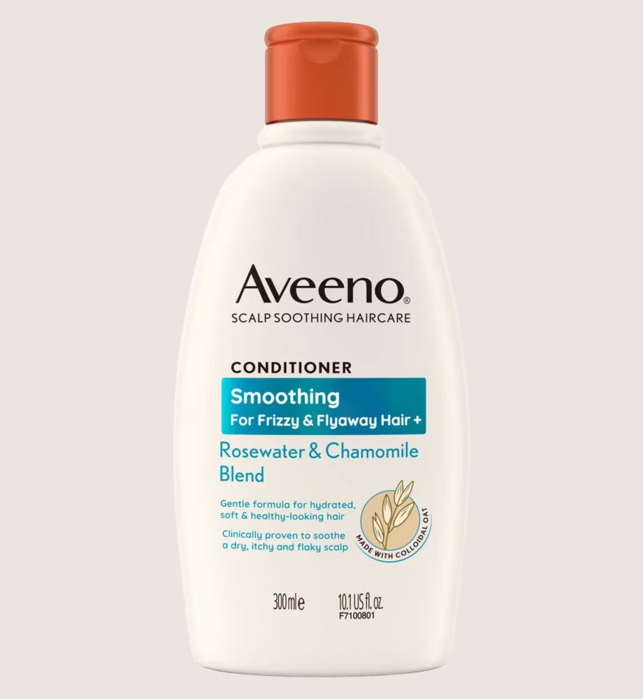 Aveeno Haircare Smoothing+ Rose Water & Chamomile Blend Conditioner Hair Nourishment 300ml