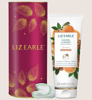 Liz Earle Special Edition Mandarin & Nutmeg Cleanse & Polish Hot Cloth Cleanser Skincare Gift Set For Her