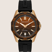 Armani Exchange Mens Urban Watch Black Silicone Strap AX1954