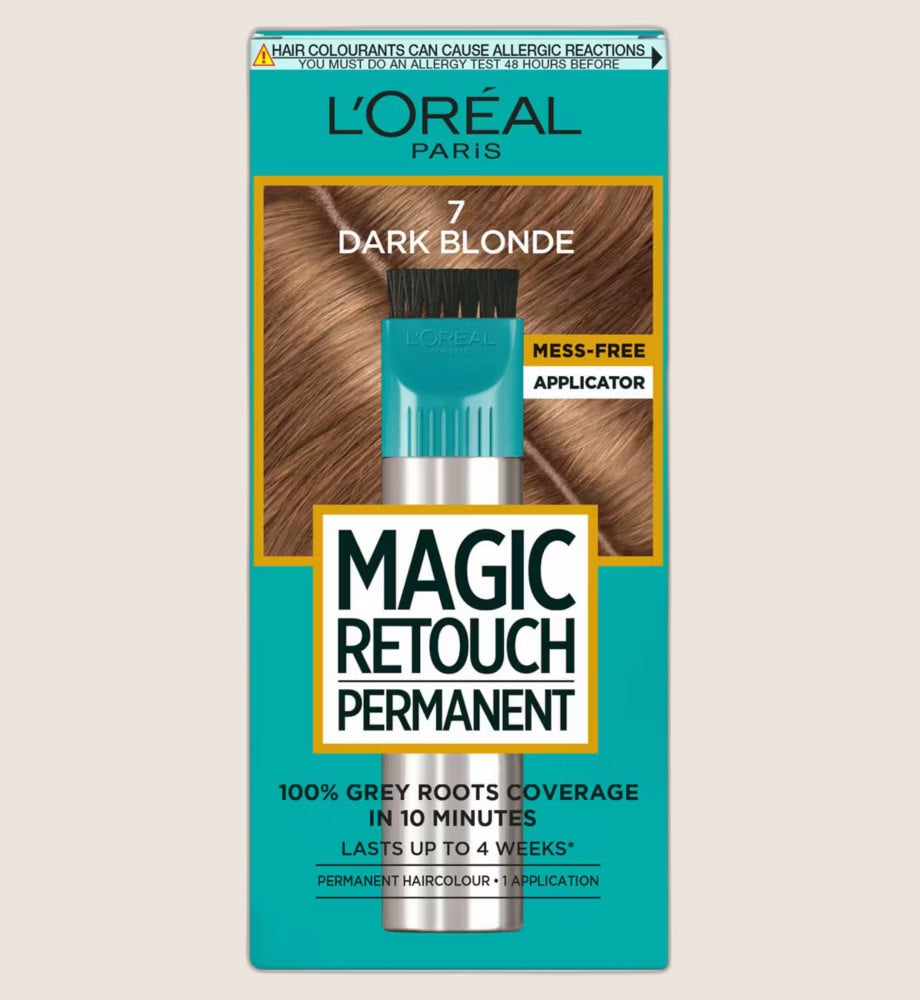 L’Oreal Paris Magic Retouch Permanent Dark Blonde Root Concealer, 100% Roots Coverage With Easy Applicator 150ml