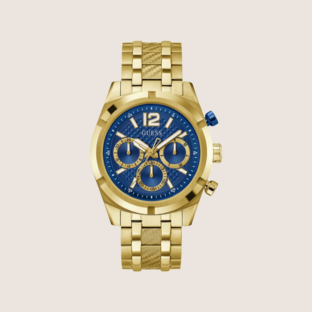 Guess Mens Resistance Watch Blue Dial GW0714G2