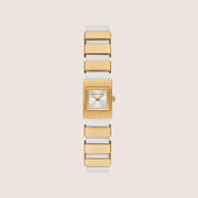 Michael Kors Women's Darrington Silver Dial Gold Case Watch MK4899