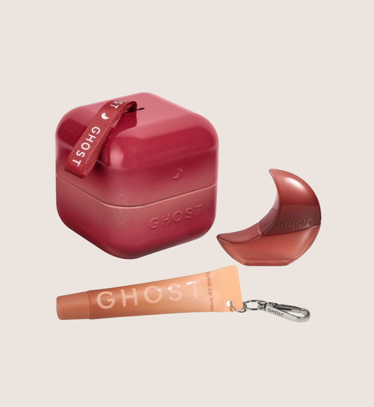 Ghost Orb Of Night 10ml & Peptide Lip Serum Bauble Fragrance Gift Set For Her