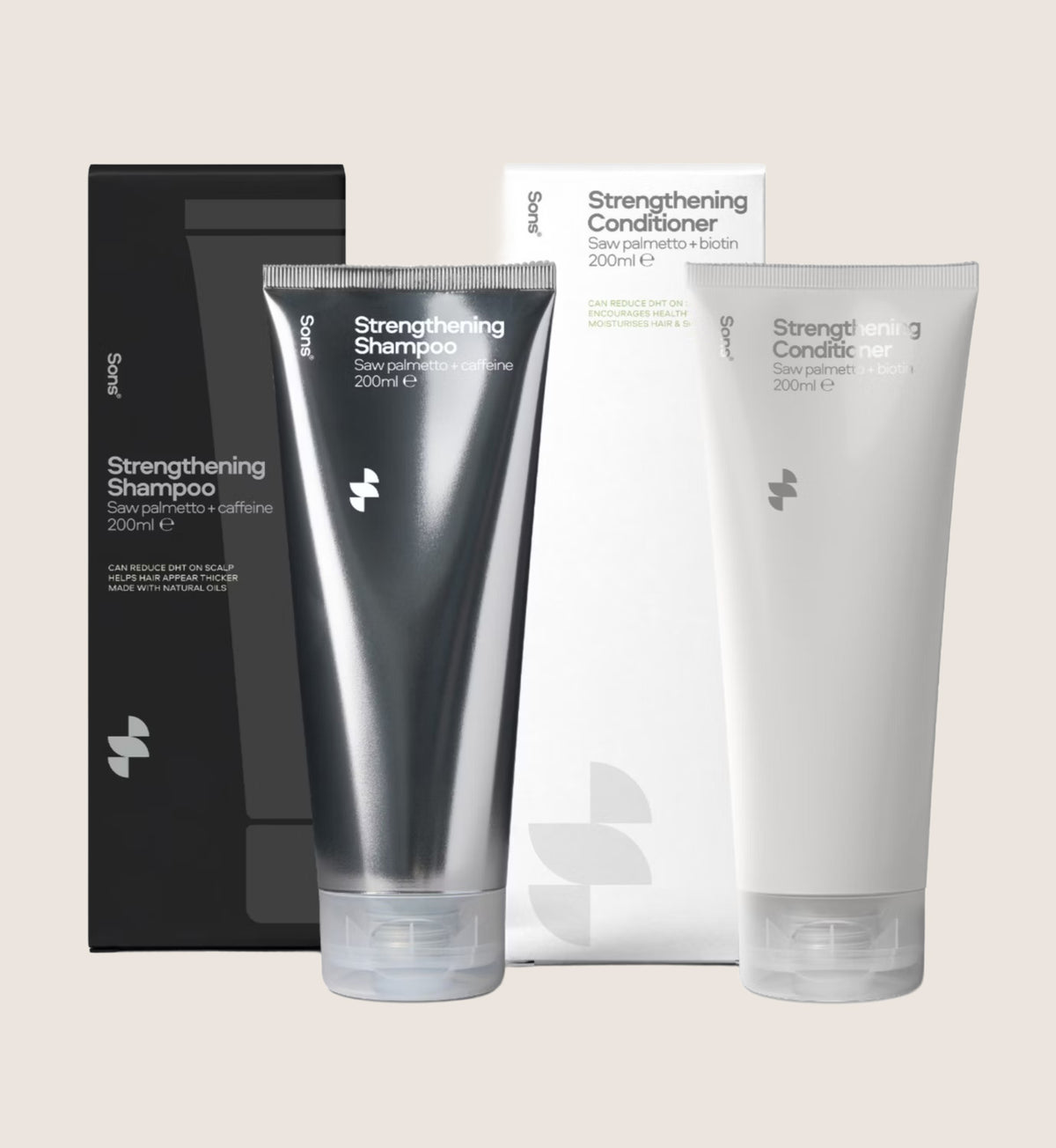 Sons Hair Strengthening Treatment Bundle Shampoo & Conditioner 2 x 200ml