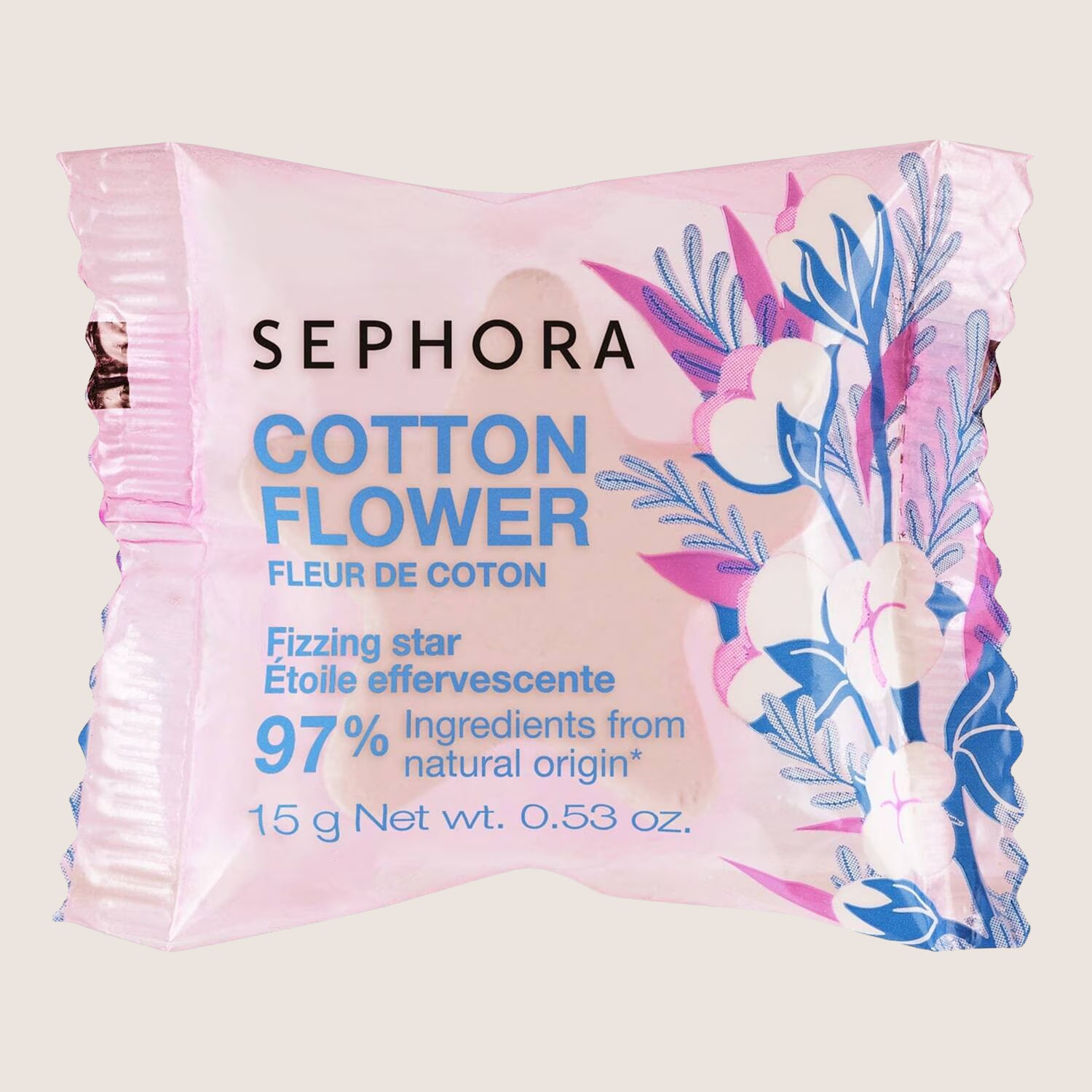 Sephora Collection Fizzing Star Bath Cube Premium Care 15g