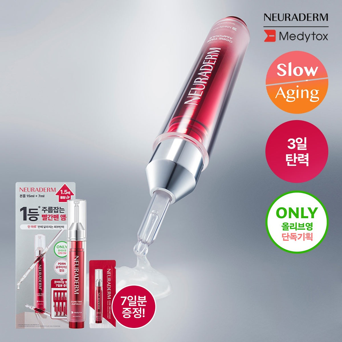 NEURADERM Medytox Core Time Ampoule 15ml Set (+7ml)