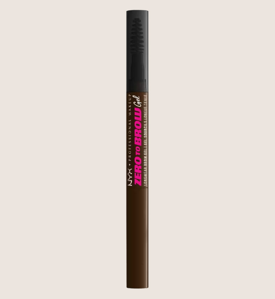 NYX Professional Makeup Zero To Brow Longwear Vegan Tinted Eyebrow Gel Long-Lasting