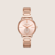 Michael Kors Women's Portia Rose Gold Dial Watch MK3640