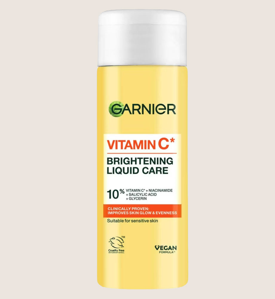 Garnier Vitamin C Brightening Liquid Care, 10% Glycerin, Niacinamide, Vitamin C & Salicylic Acid Vitamin C & Niacinamide 120ml