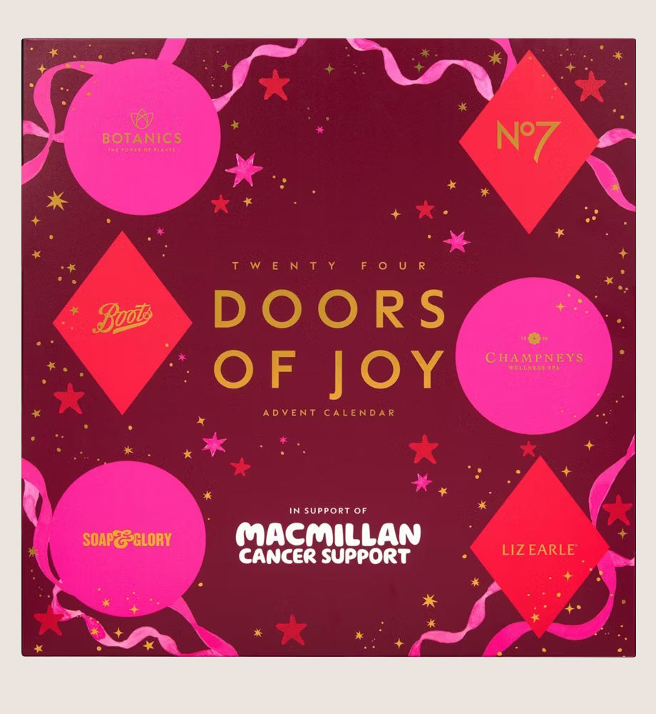 Macmillan 24 Doors of Joy Beauty Advent Calendar