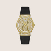 Guess Women's Princess Watch Crystals-Set Gold Dial GW0439L2