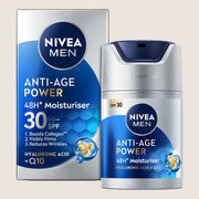 Nivea Men Anti-Age Hyaluron Day Care Moisturiser SPF30 with Q10 50ml