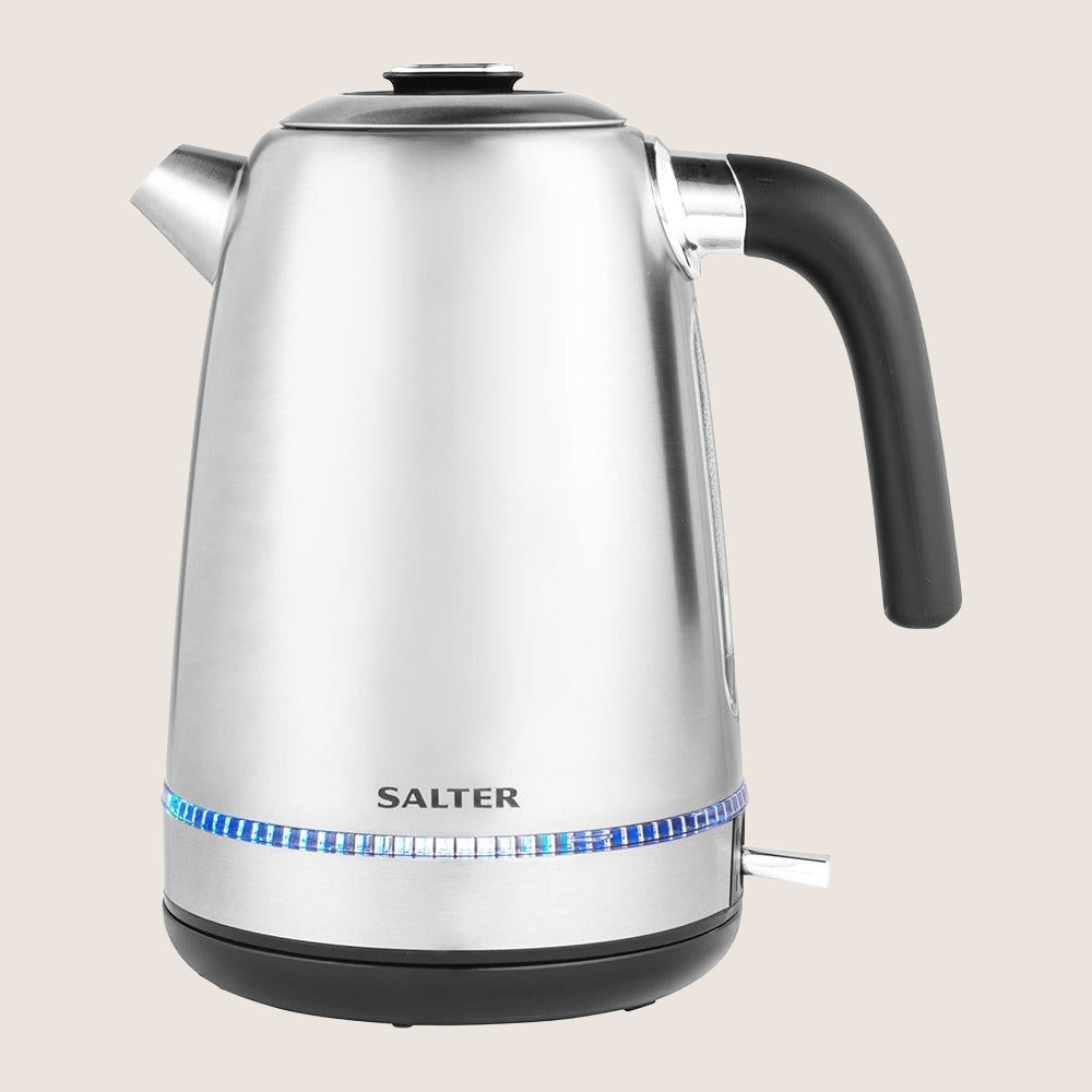 SALTER Lumie EK5557 Jug Kettle with Illuminated Water Window 1.7L - Stainless Steel
