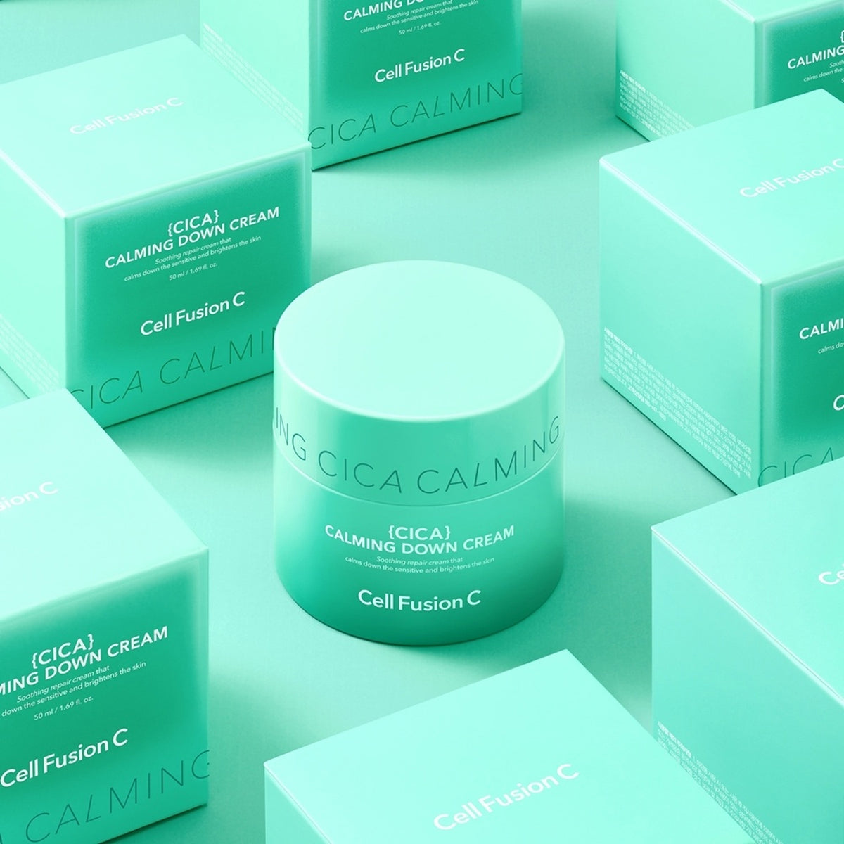 Cell Fusion C Post Alpha Cica Calming Down Cream 50ml Set (+Refill 50ml)