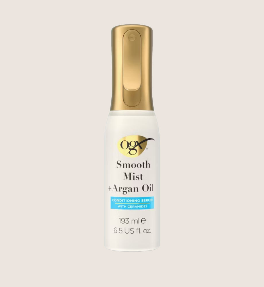 OGX Smooth Mist + Argan Oil & Ceramides Conditioning Serum Mist 4x Smoother Hair 193ml