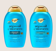 OGX Renewing+ Argan Oil of Morocco pH Balanced Shampoo & Conditioner Duo Bundle 385ml x2