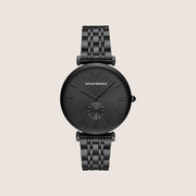 Emporio Armani Men's Watch Black Dial Steel Bracelet AR11299