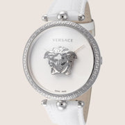 Versace Ladies Palazzo Empire Watch White Dial Clean Minimalist Design VECO02322