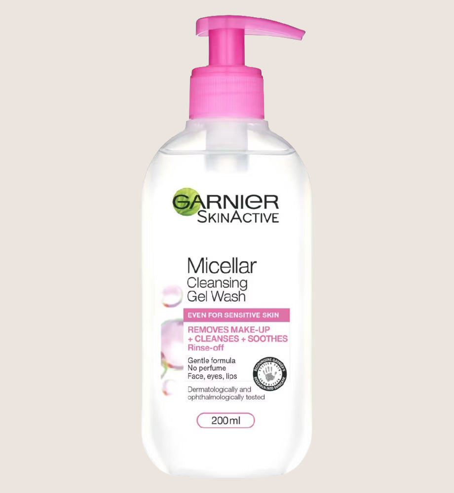 Garnier Micellar Gel Face Wash For Sensitive Skin 200ml