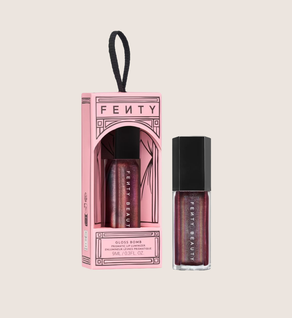 Fenty Beauty Gloss Bomb Prismatic Lip Luminizer, Moonstone Mischief, 9ml Beauty Gift Set For Her