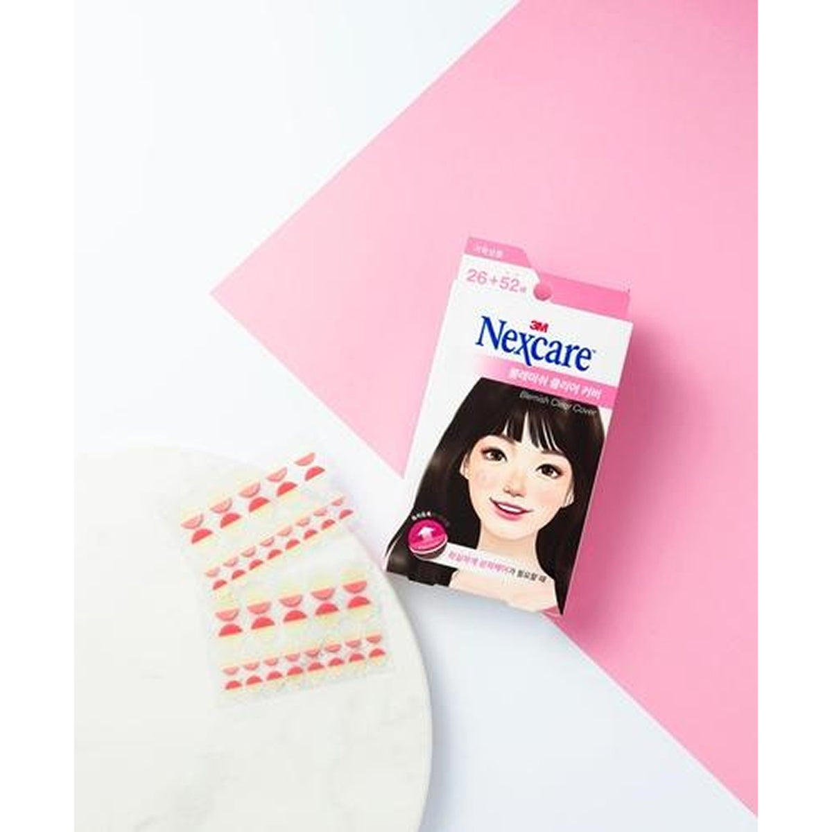 Nexcare Blemish Clear Cover 26+52 Count (Round Shape)