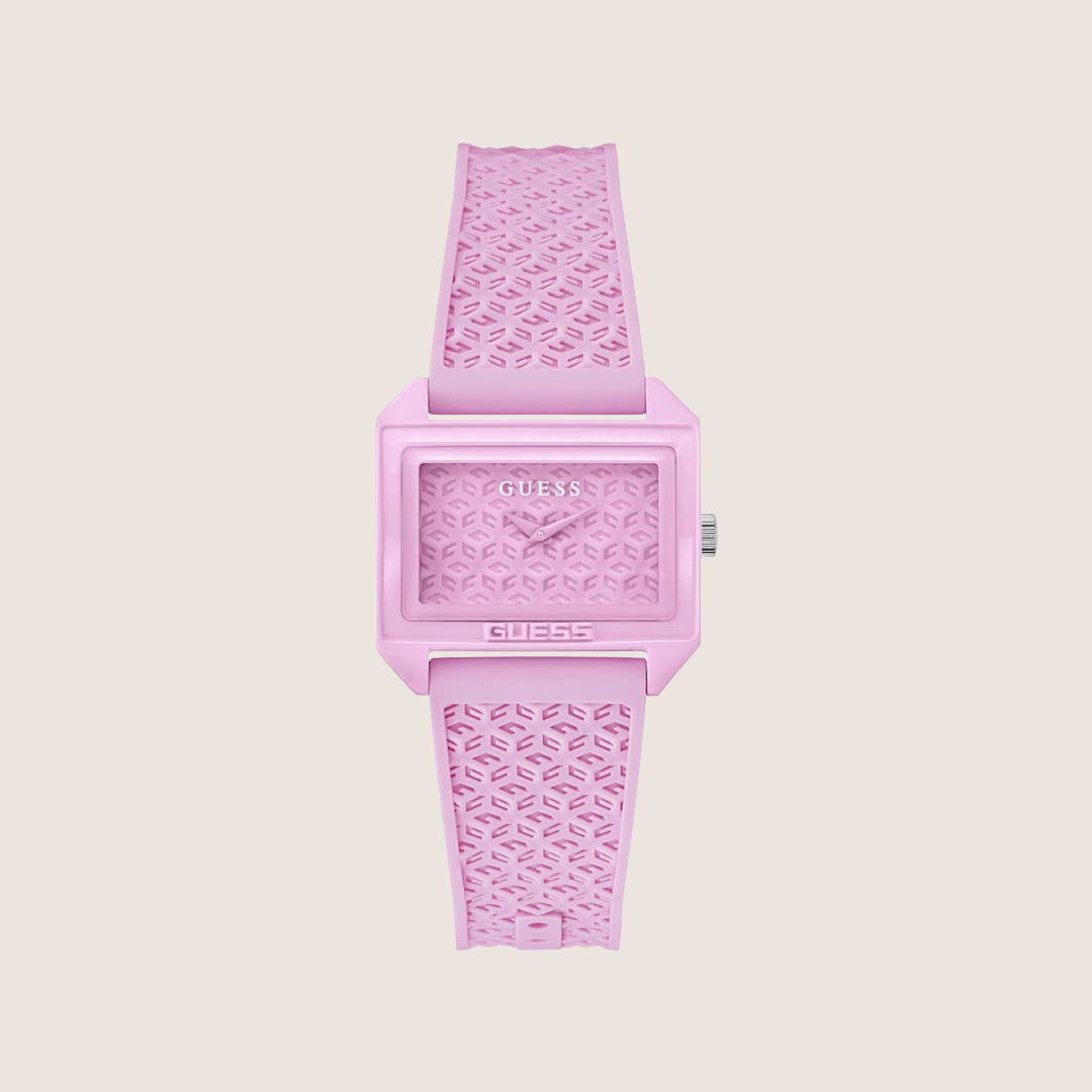 Guess Women's Mod Pop Watch Pink Dial GW0677L2
