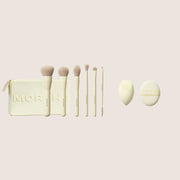 Morphe Buttery Blends 6-Piece Travel Brush Set + Tools Duo Premium Formula