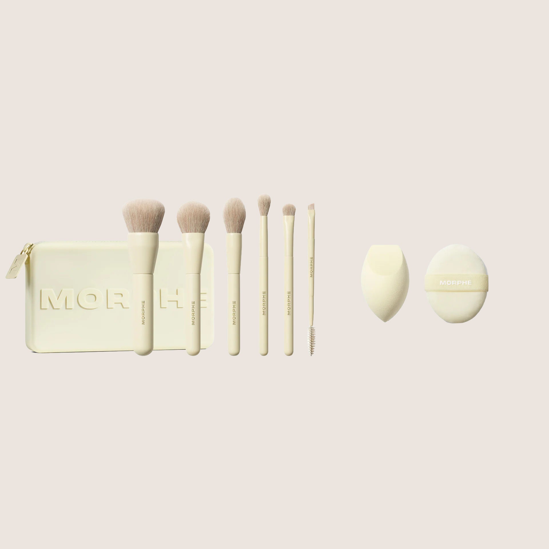 Morphe Buttery Blends 6-Piece Travel Brush Set + Tools Duo Premium Formula