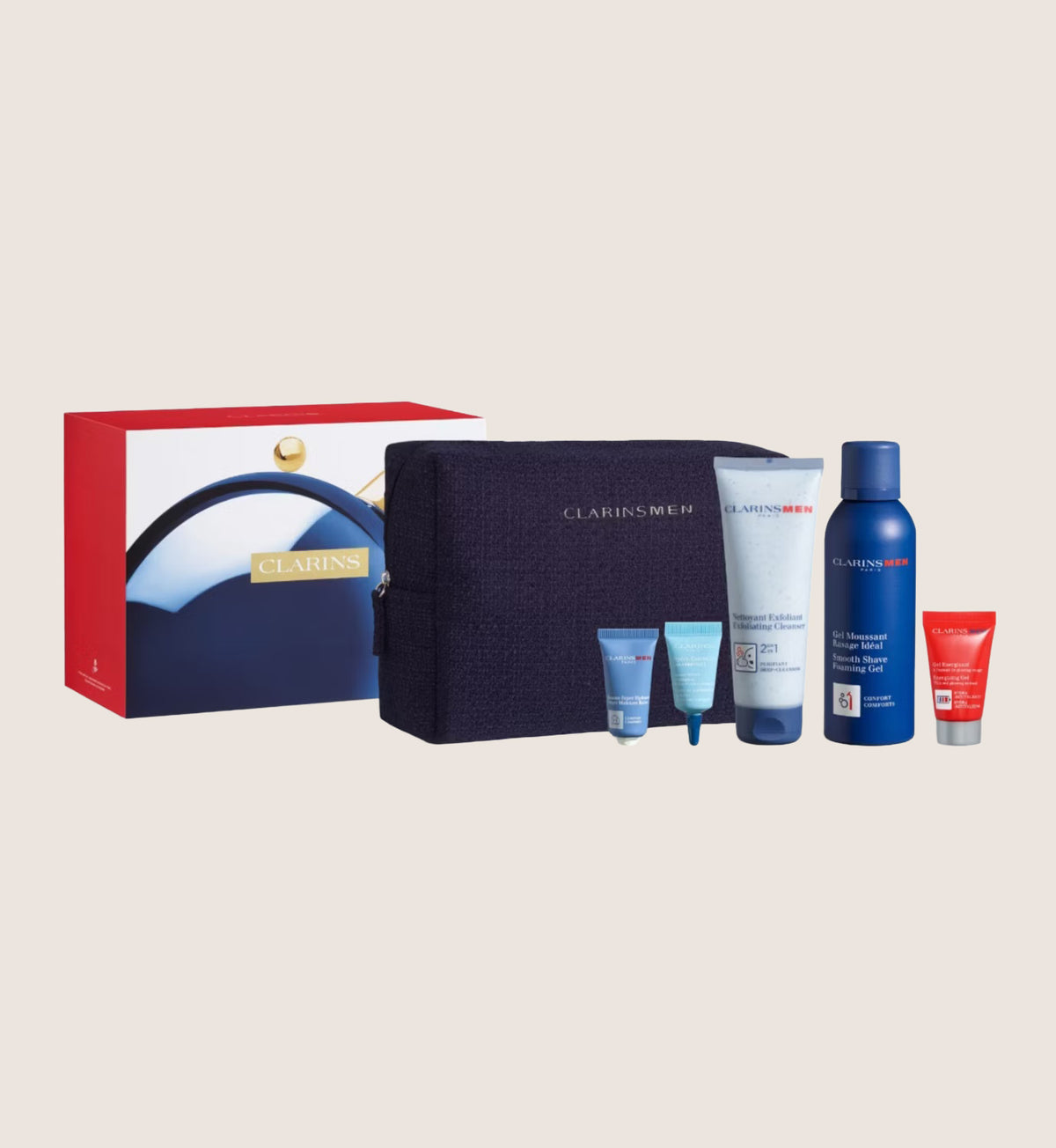 Clarins Men Ulitmate Collection 4 Piece Skincare Gift Set For Him