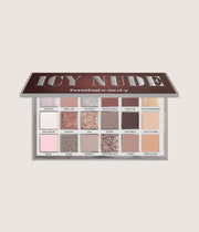 Huda Beauty Icy Nude Eyeshadow Palette 18-Shade Cool-Toned Matte Shimmer & Metallic Palette 16.8g