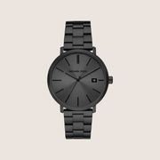 Michael Kors Men's Blake Black Dial All-Black Stainless Steel Bracelet Watch MK9135