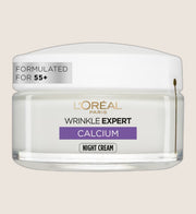 L’Oréal Paris Wrinkle Expert Anti-Wrinkle 55+ Night Cream, Formulated with Calcium 50ml