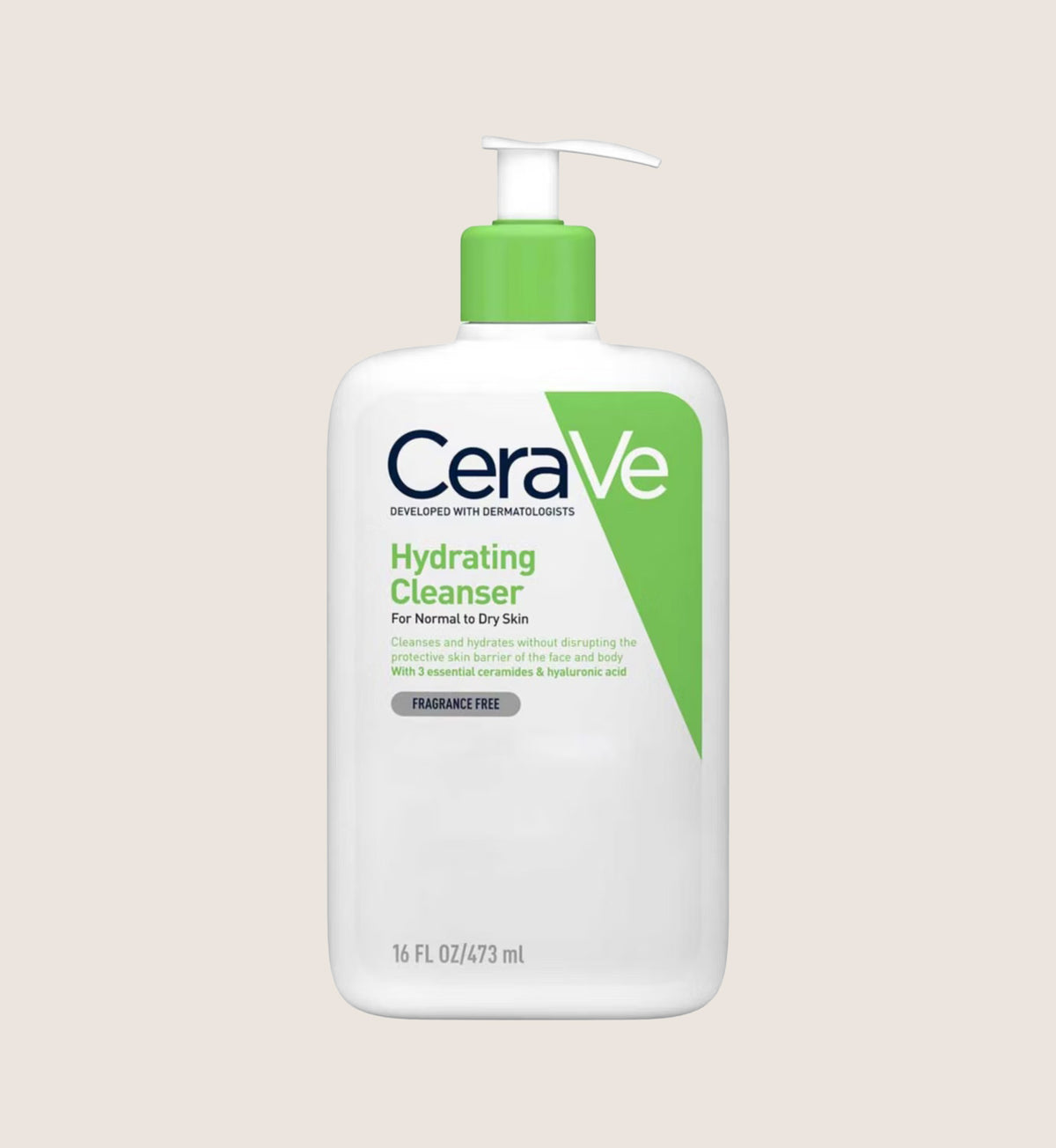 CeraVe Hydrating Cleanser with Hyaluronic Acid & Ceramides for Normal to Dry Skin 473ml
