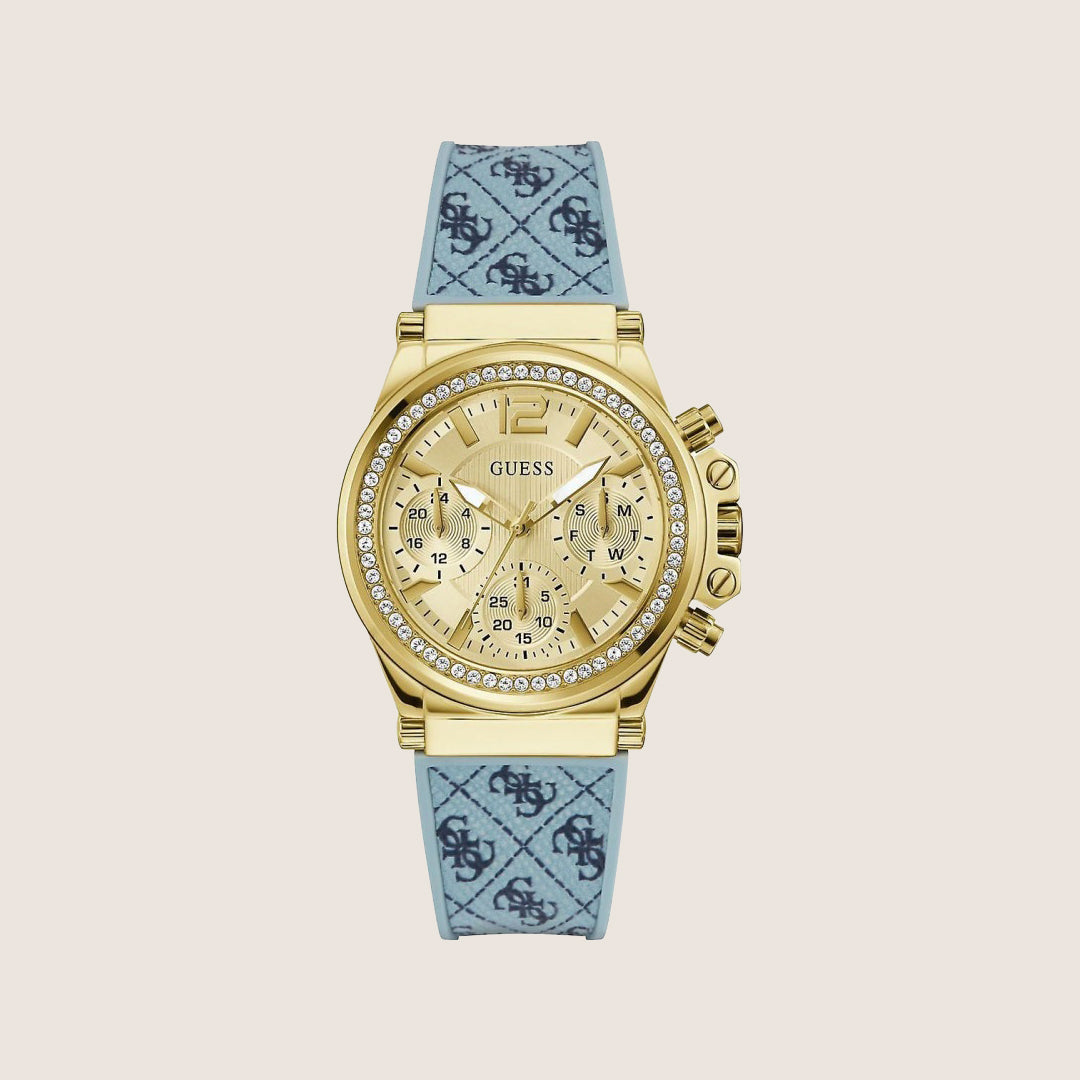 Guess Women's Gold Dial Watch Gold Dial GW0699L1