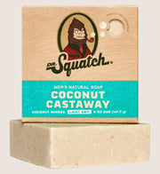 Dr. Squatch Coconut Castaway Soap Bar Coconut Water & Milk 141.7g