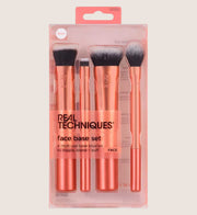 Real Techniques Flawless Base Makeup Brush Kit - 4 Piece Set Vegan & Cruelty Free