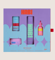 HABI Get The Glow 4 Step Routine Skincare Gift Set For Her