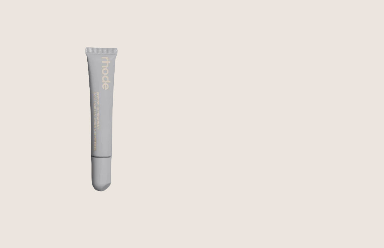Rhode Skin Peptide Lip Treatment Strawberry Glaze Glossy Nourishing Hydrating Lip Balm 10ml