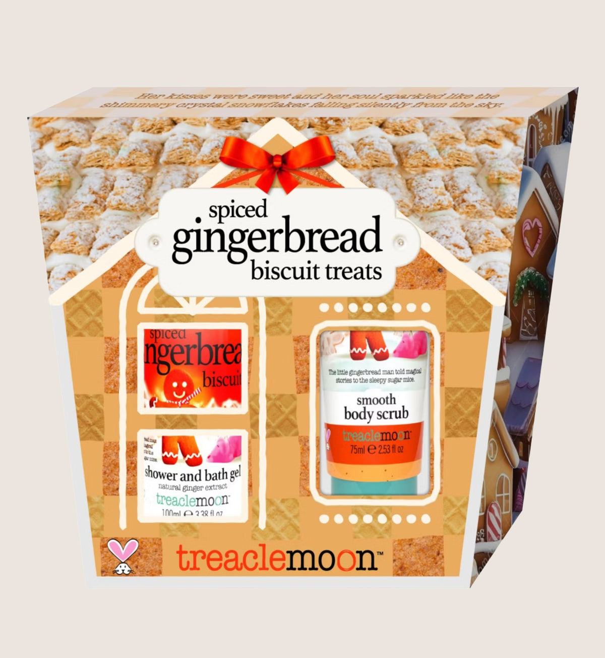 Treaclemoon Spiced Gingerbread Biscuit Treats Bath & Body Gift Set For Her