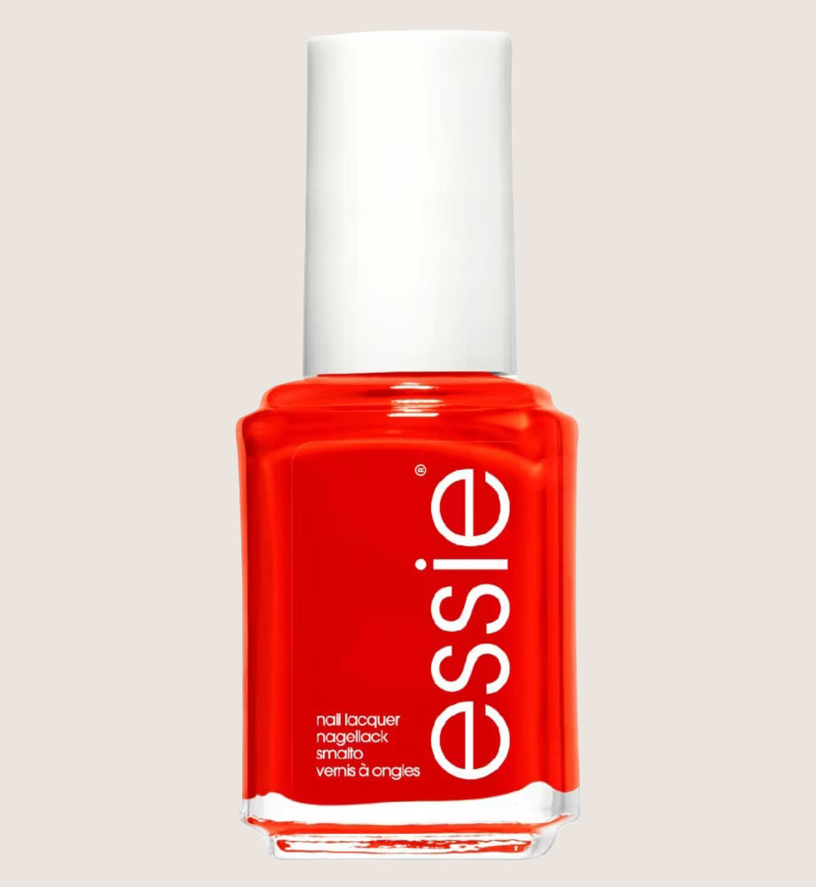 Essie Nail Polish 64 Fifth Avenue Red Orange Creamy Colour, Original High Shine and High Coverage Nail Polish Premium Quality 13.5 ml