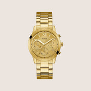 Guess Women's Solar Watch Gold Dial W1070L2