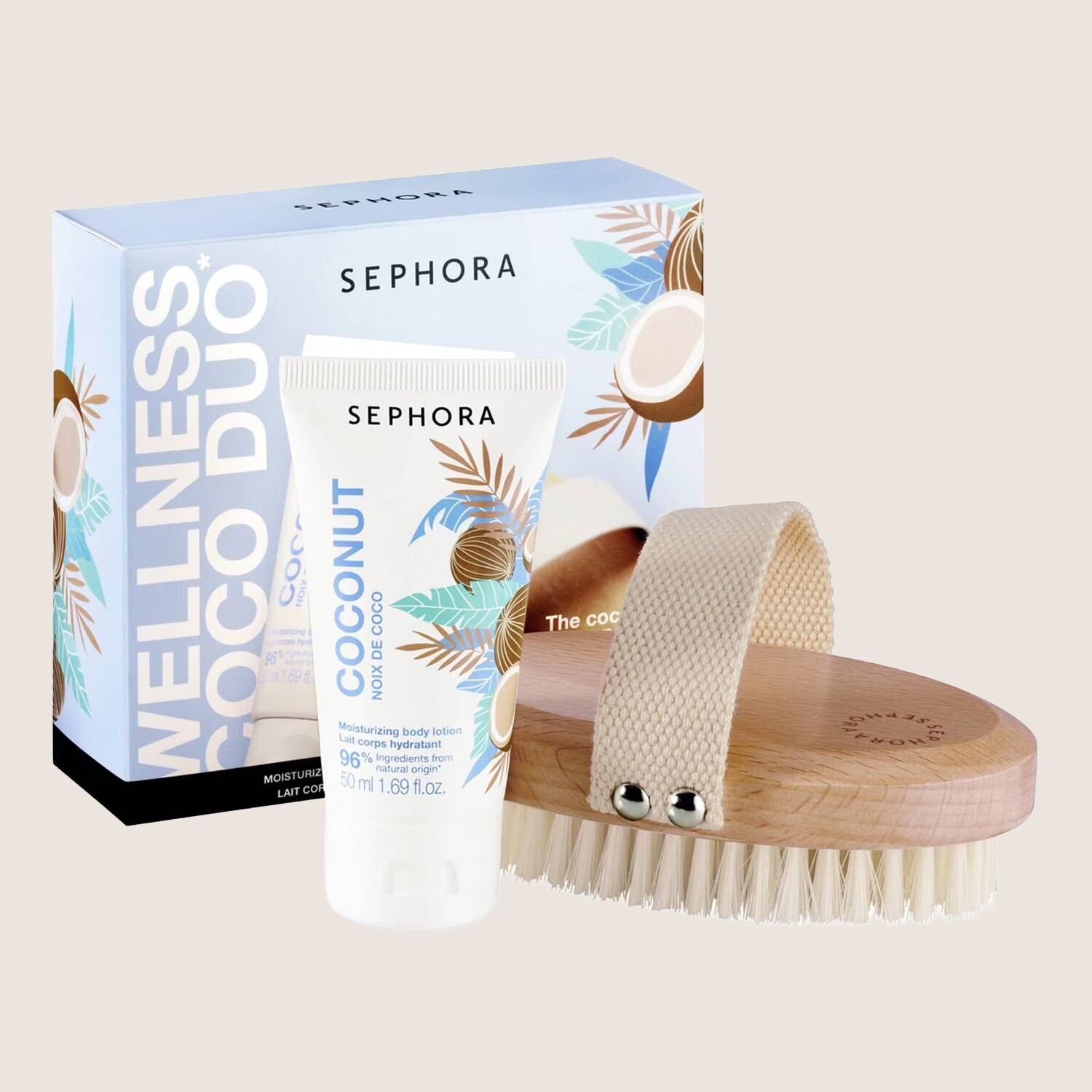 Sephora Collection Wellness Coco Duo Body Care Kit Premium Care