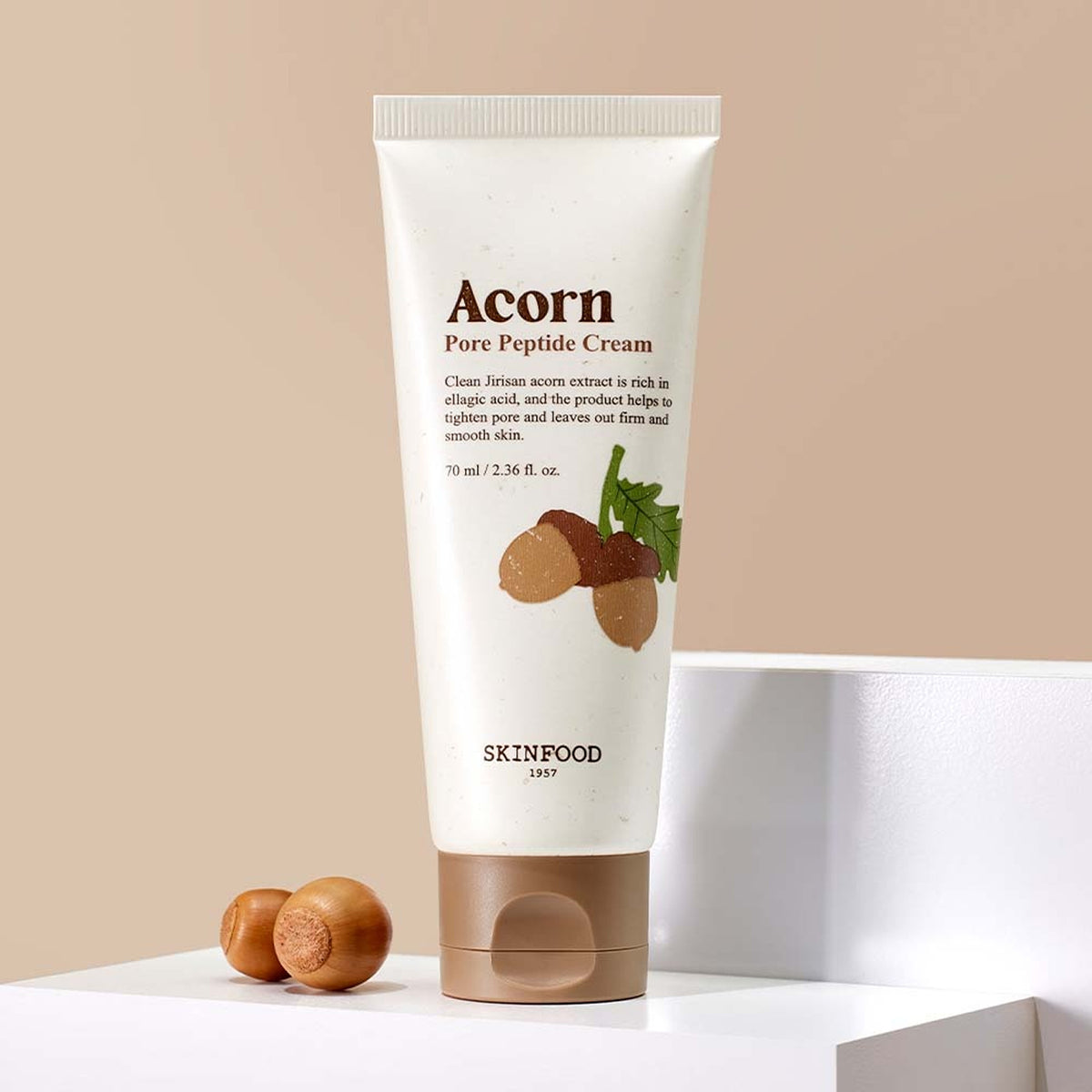 [Acorn Cream] SKINFOOD Acorn Pore Peptide Cream 70mL