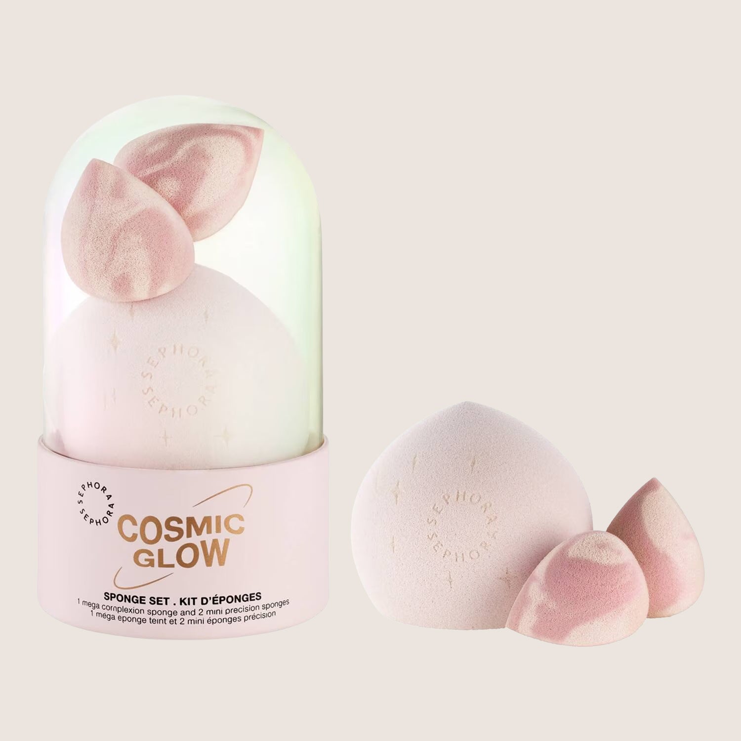 Sephora Collection Cosmic Glow Face Sponge Set Application Blending Tools