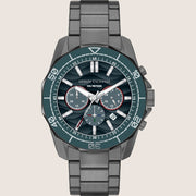 Armani Exchange Mens Watch Gunmetal Stainless Steel Bracelet AX1972