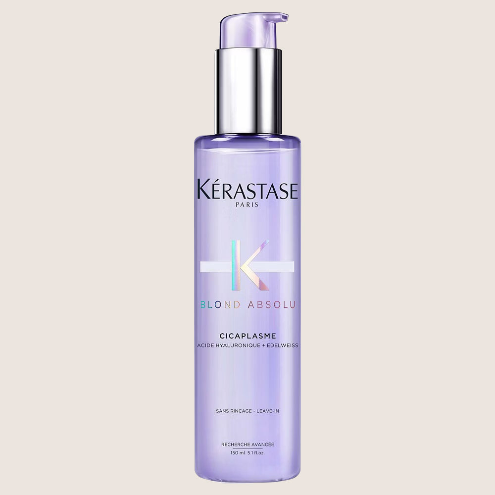 Kérastase Blond Absolu Fortifying Heat Protecting Serum, Lightened and Highlighted Hair,With Hyaluronic Acid, Cicaplasme, Fortifying Treatment 150ml