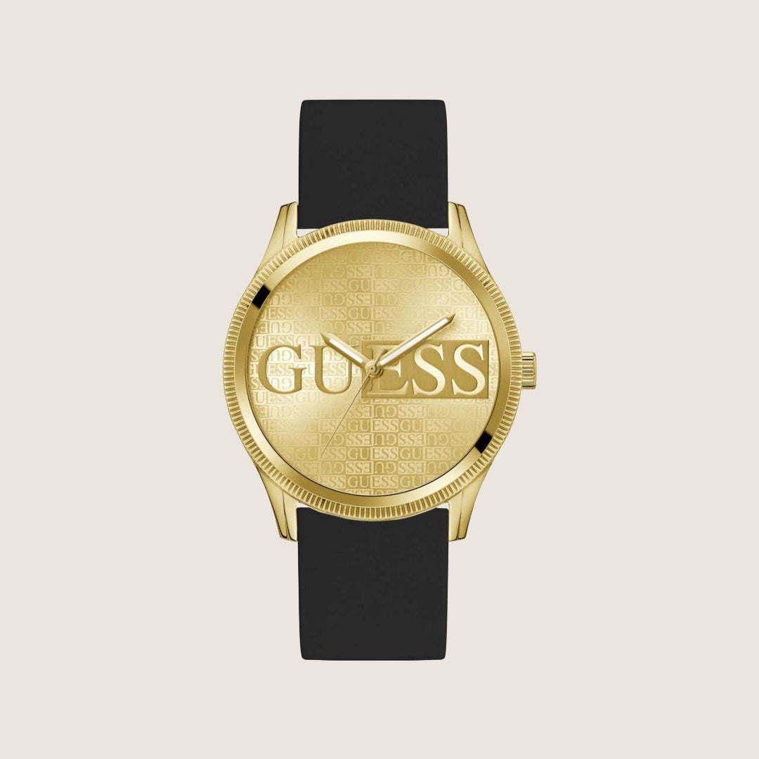 Guess Mens Reputation Watch Gold Dial GW0726G2