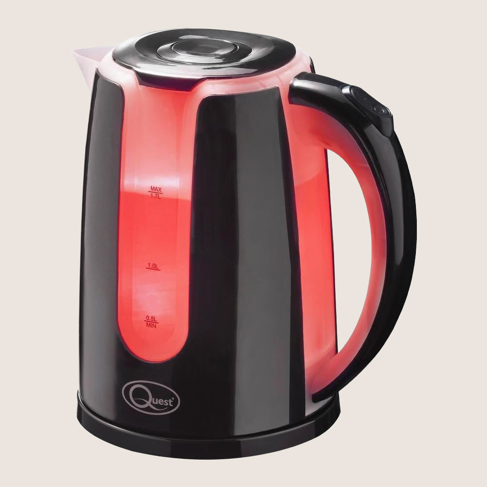 QUEST 35929 Jug Kettle with Fast Boil Technology 1.7L - Black