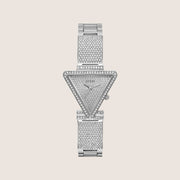 Guess Women's Fame Watch Crystal-Set Silver Dial GW0644L1