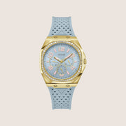 Guess Women's Zest Watch Crystal-Set Blue Dial GW0694L1